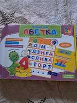 Настільна гра абетка на магнітній дошці Vladi Toys