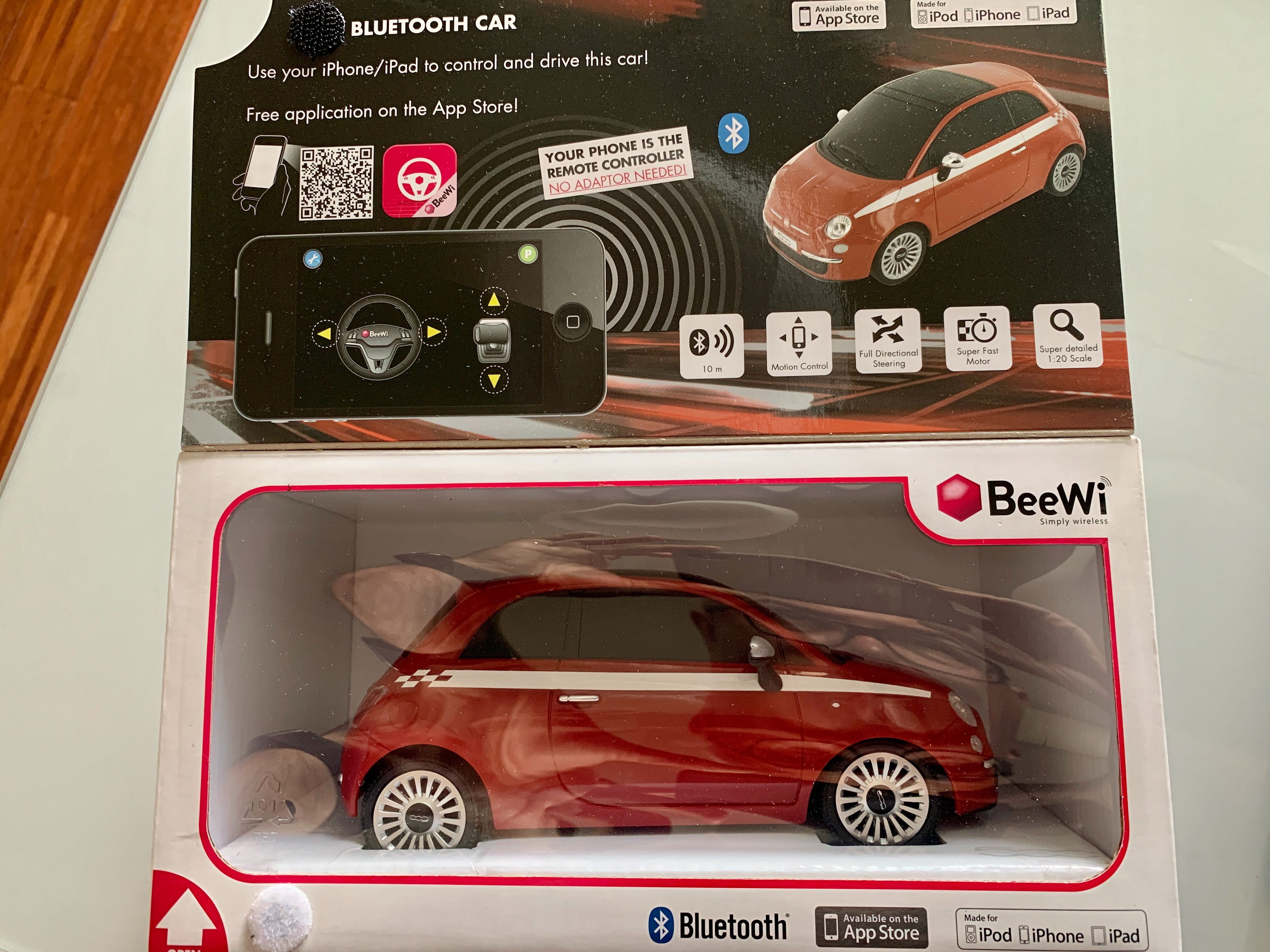 autko FIAT 500 BeeWi - bluetooth car sterowany przez aplikację!