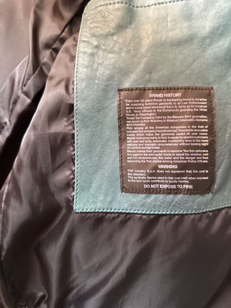Blauer USA кожаная куртка (оригинал, новая)