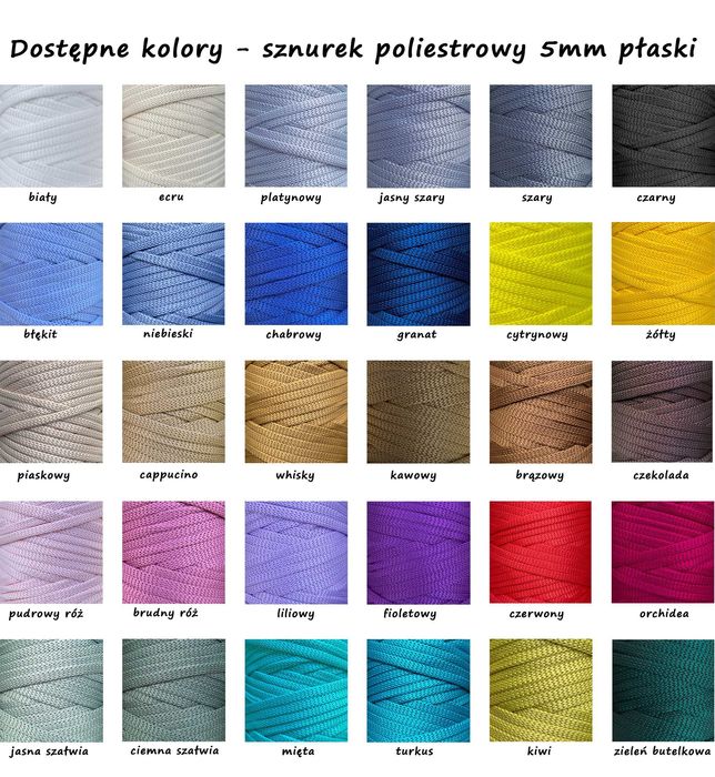 Torebka ze sznurka wykonana ręcznie na szydełku TS022 handmade