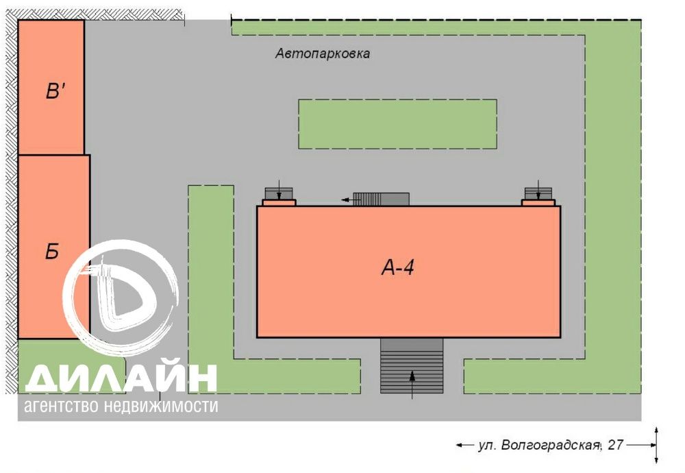 5-ти этажный офисно-торговый комплекс в центре города