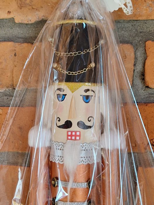 Figurka ozdobna Dziadek Do Orzechów ozdoba świąteczna rękodzieło DIY