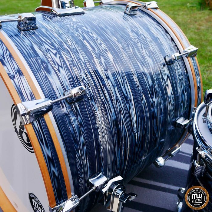 Perkusja Kirchhoff Schlagwerk Atrium 22”, 10", 12", 14" Blue Oyster ‼️