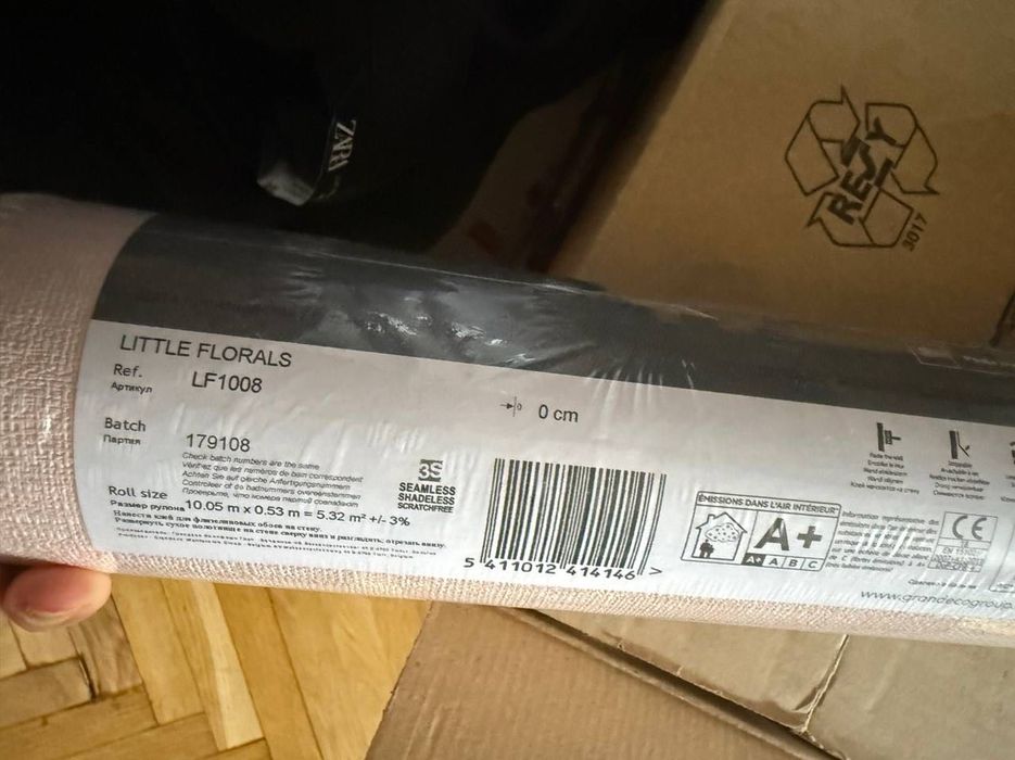 Шпалери ніжно рожеві grandeco