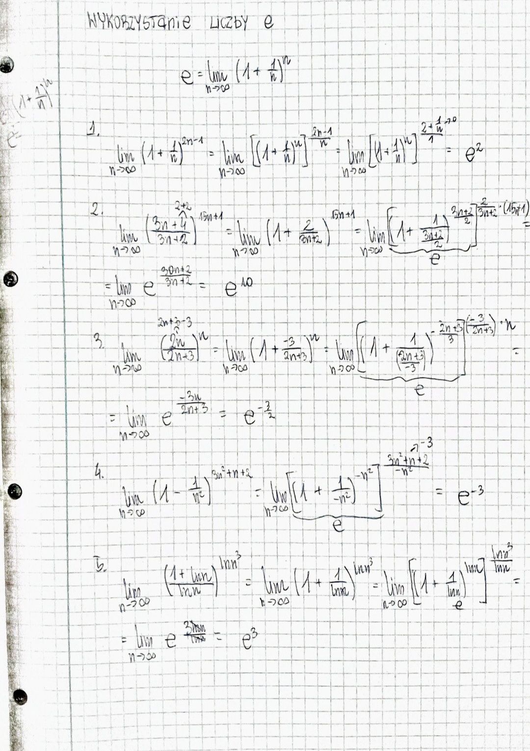 Kurs Analiza matematyczna I, II - notatki granice, całki, szeregi