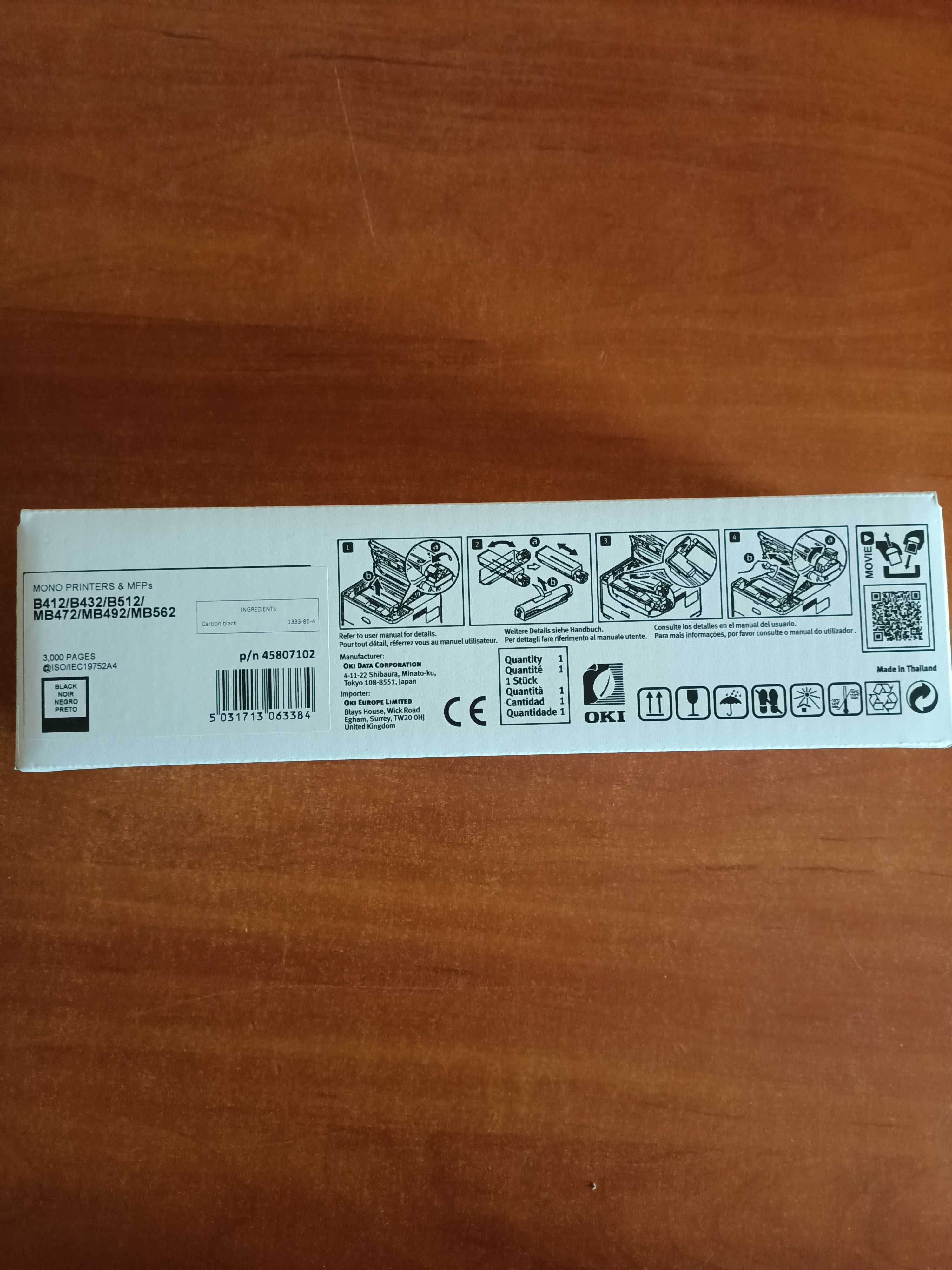 Toner Oki B412 oryginał