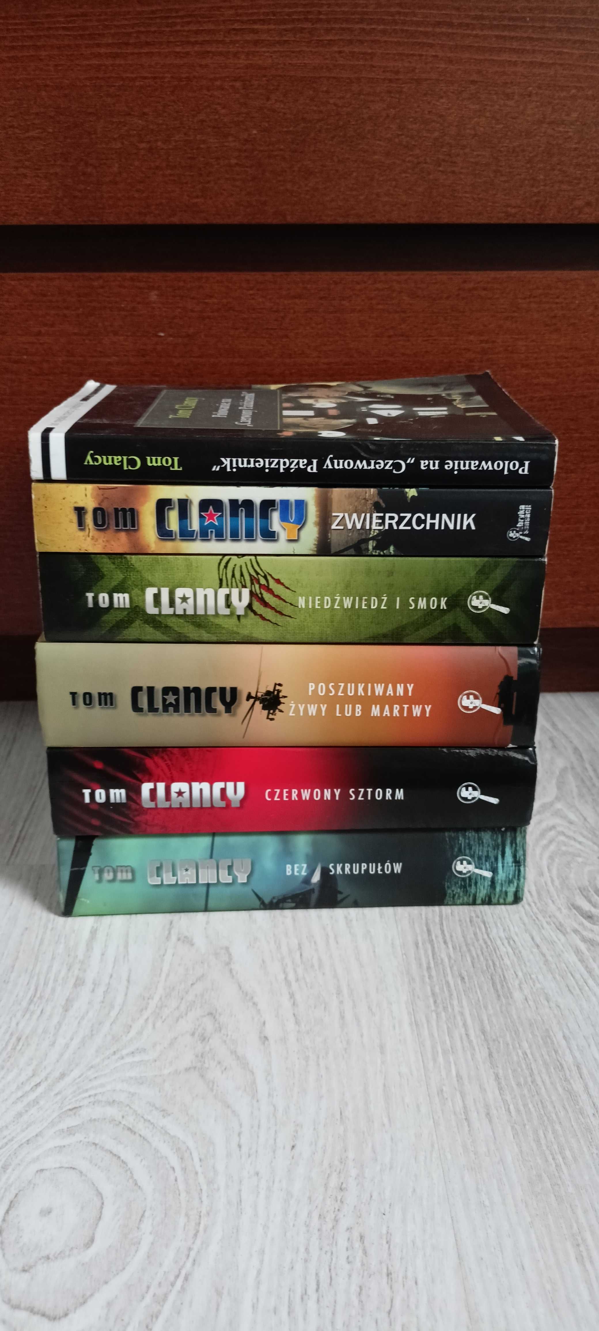 Clancy Bez skrupułów Czerwony sztorm Polowanie Poszukiwany Niedźwiedź