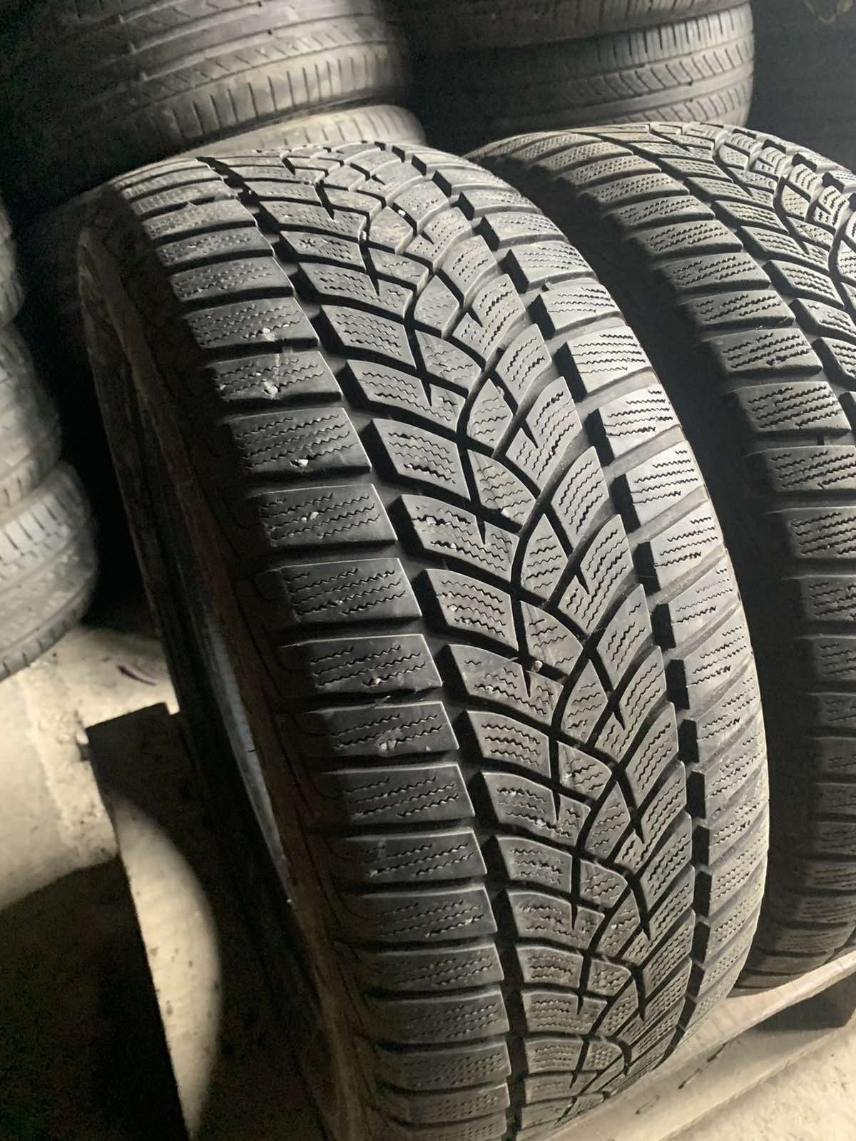 225.55.17 GoodYear 2шт зима БУ склад шины резина из Европы 55 R17