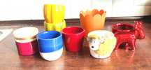 Osłonki ceramiczne doniczki na kaktusy mini