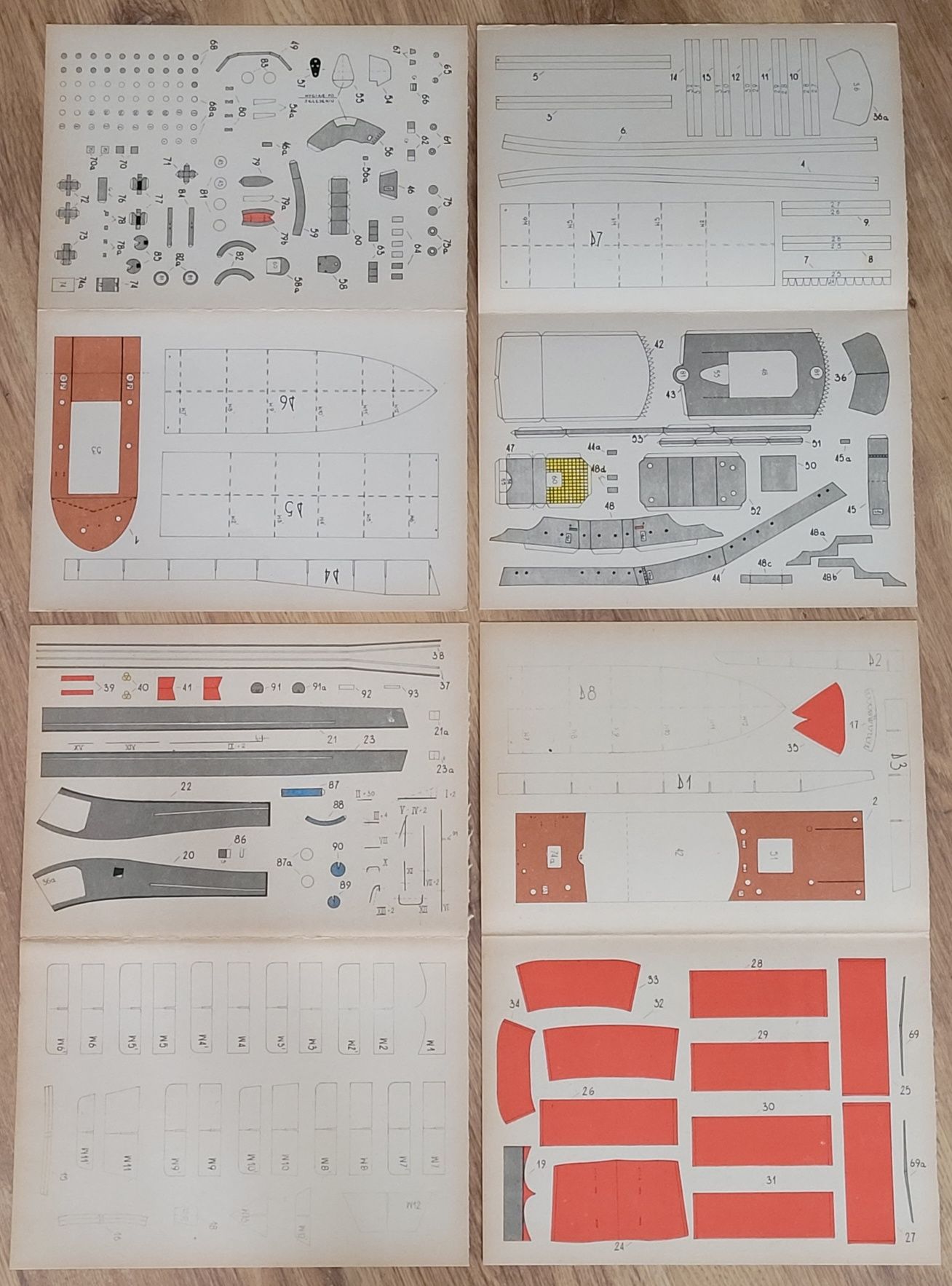Mały Modelarz Nr 9/1977r Okręt desantowy, model kartonowy