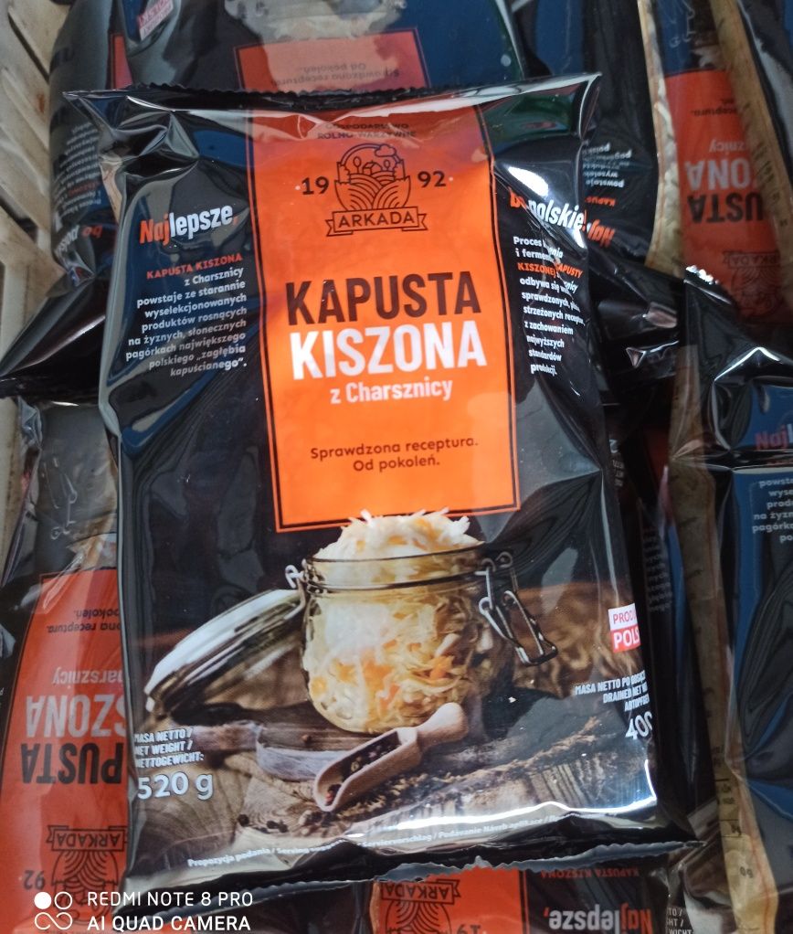 Kapusta kiszona z marchewką od rolnika
