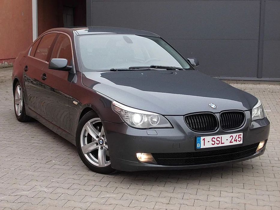 BMW Seria 5 2.0D_163KM_Lift_Nawi_Skóra_Alu_Automat_Opłacona!!!