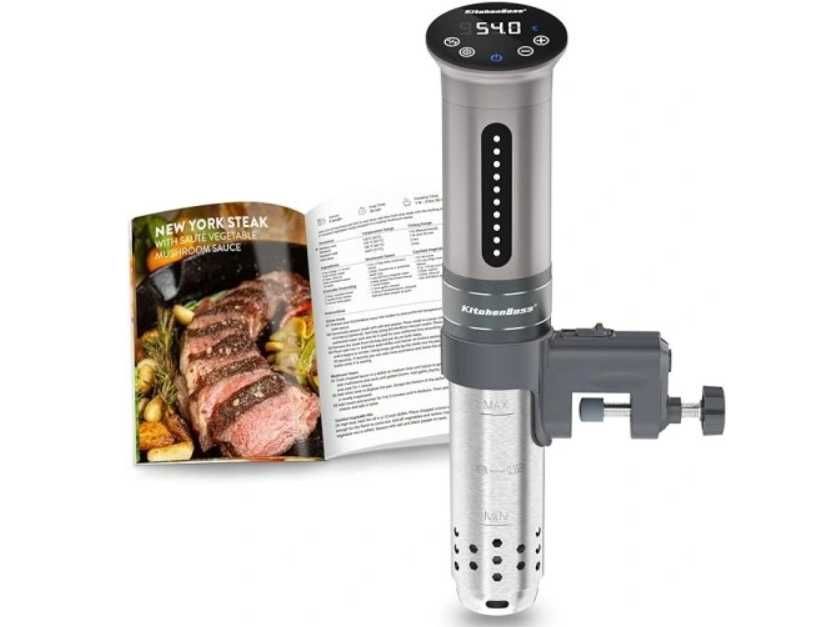 KitchenBoss kuchenka próżniowa1100W IPX7kalkulator zanurzeniowy kuchen