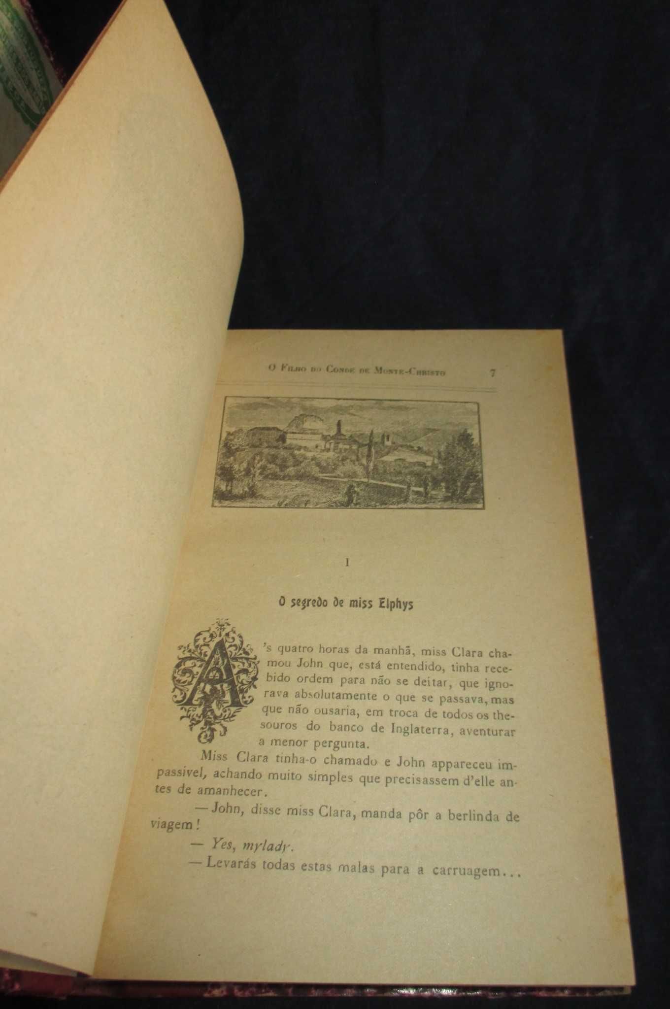 Livro O Filho do Conde de Monte-Cristo Jules Lermina 2 Volumes