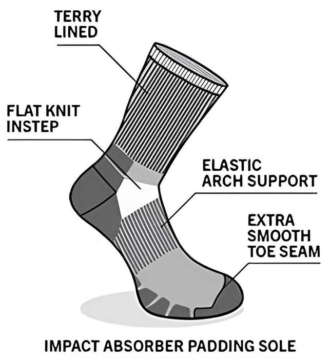 Трекінгові шкарпетки EURO Socks Outdoor Coolmax All Around Crew