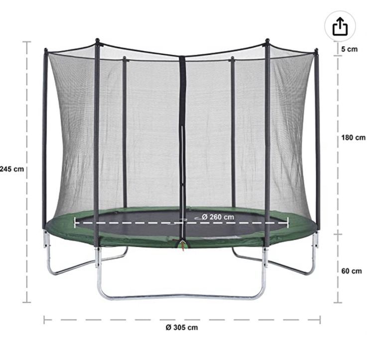 Trampolina ogrodowa CZON SPORTS 300 cm