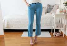 Niebieskie spodnie flare MARC O'POLO 32 XXS modne massimo dutti slim