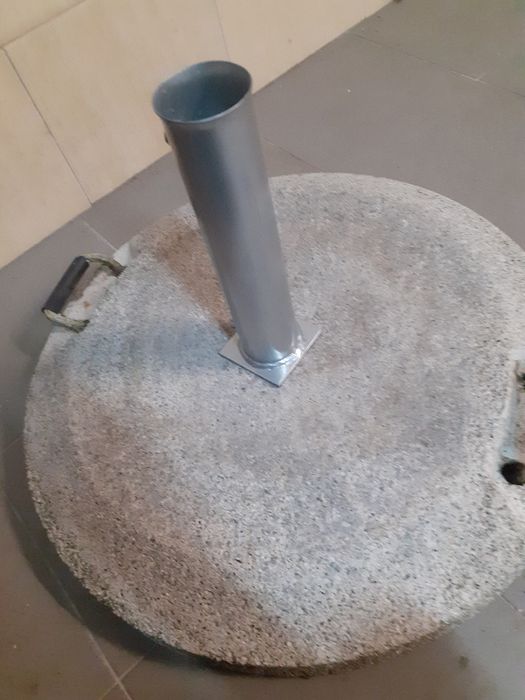 Base pedra para guarda sol