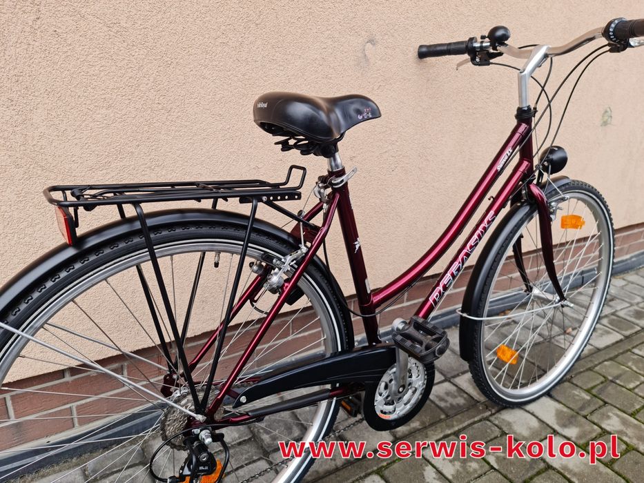 Rower damski damka PEGASUS koła 28 shimano DEORE ALUMINIUM wysyłka