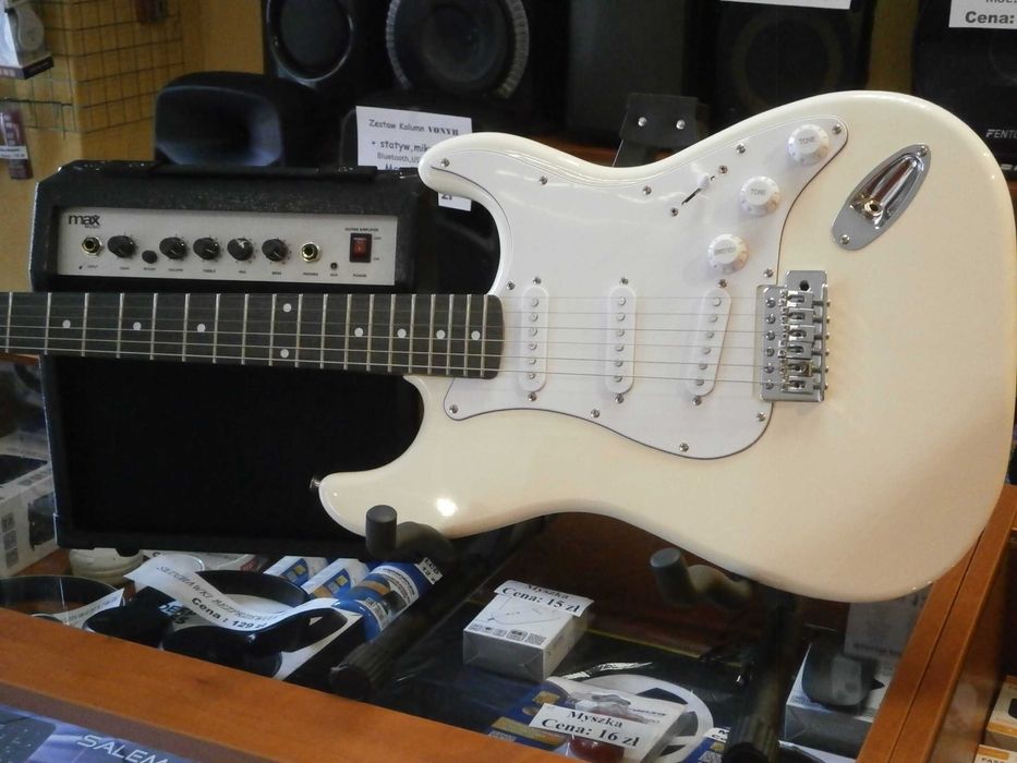 Zestaw Gitarowy MAX Music-White