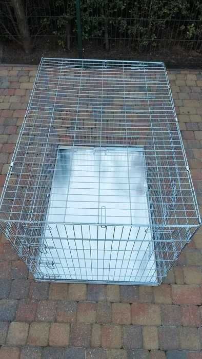 Klatka kennelowa XXL 118x78x84 cm ocynk