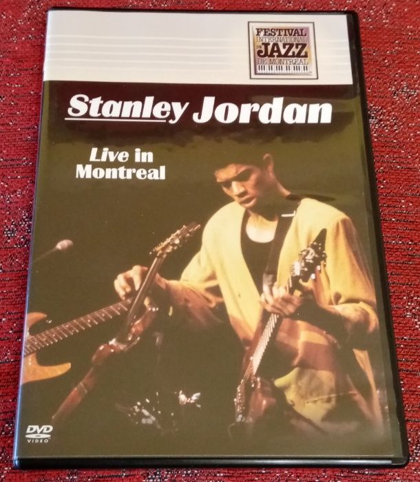 STANLEY JORDAN – Live in Montreal 1990 [DVD coleccionável, muito raro)