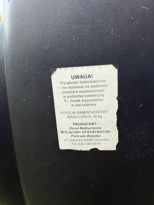 Fotelik samochodowy Maxi-Cosi - Gotowy na każdą podróż!