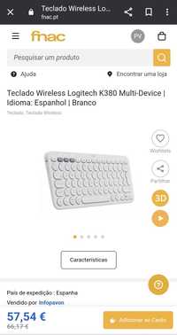 Teclado sem fios