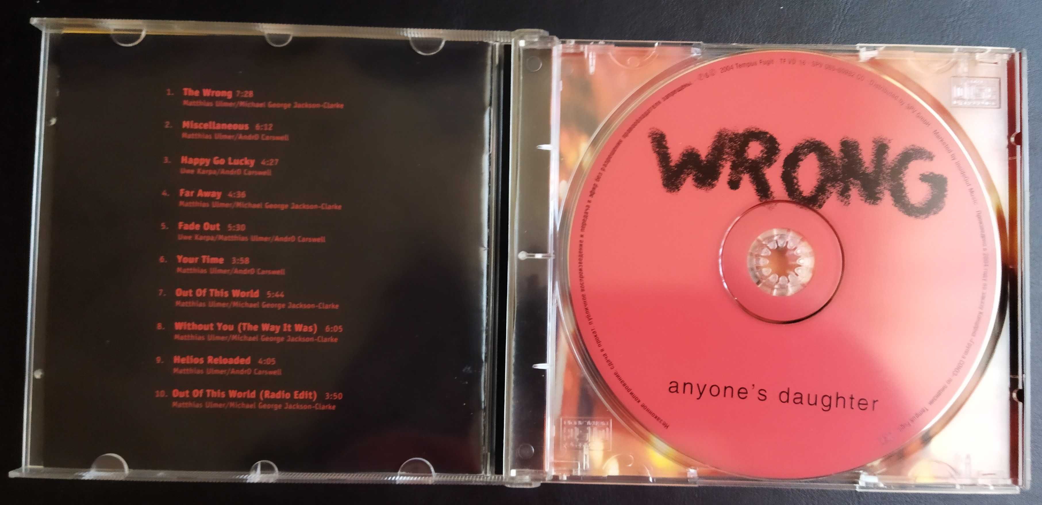 Płyta CD z rockiem progresywnym: Anyones Daughter "Wrong" 2004