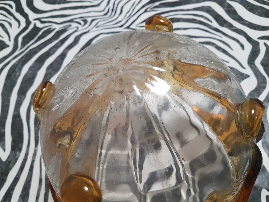 Abajur vidro soprado antigo