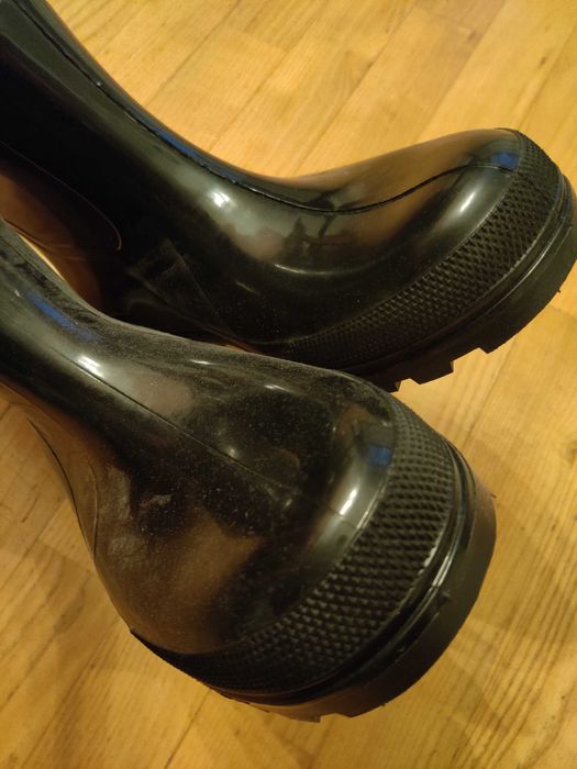 NOWE Kalosze czarne męskie 45-46/gumowe buty gumowce