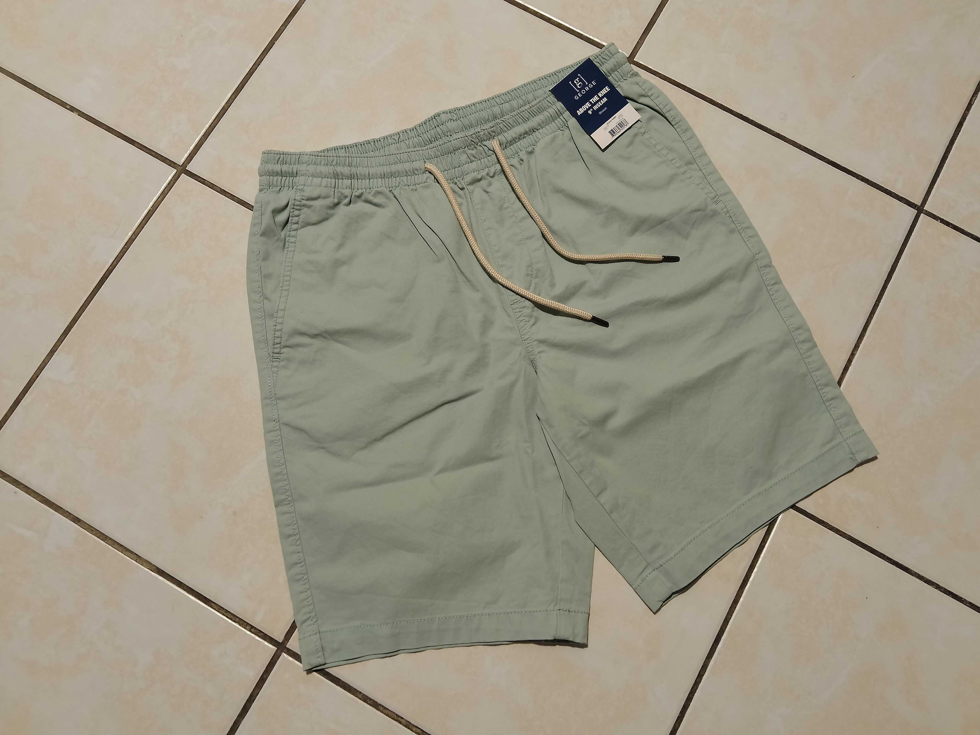 GEORGE USA - NOWE z Metkami Spodenki Męskie pas 78-88cm