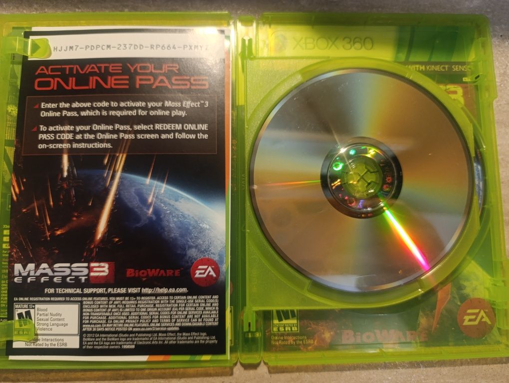 Gra Mass Effect 3 XBox 360 PL Napisy Kinect 2xCD X Box One