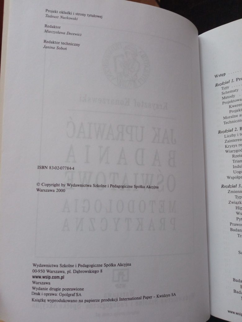 Konarzewski K., Jak uprawiać badania oświatowe
