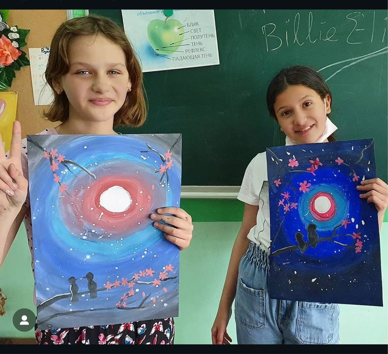 заняття малювання на дому ,образотворче мистецтво,уроки рисовани