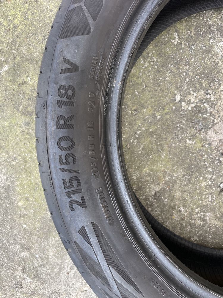 Opony letnie Continental 215/50r18V