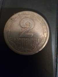 Монета  2копейки Украина алюминий