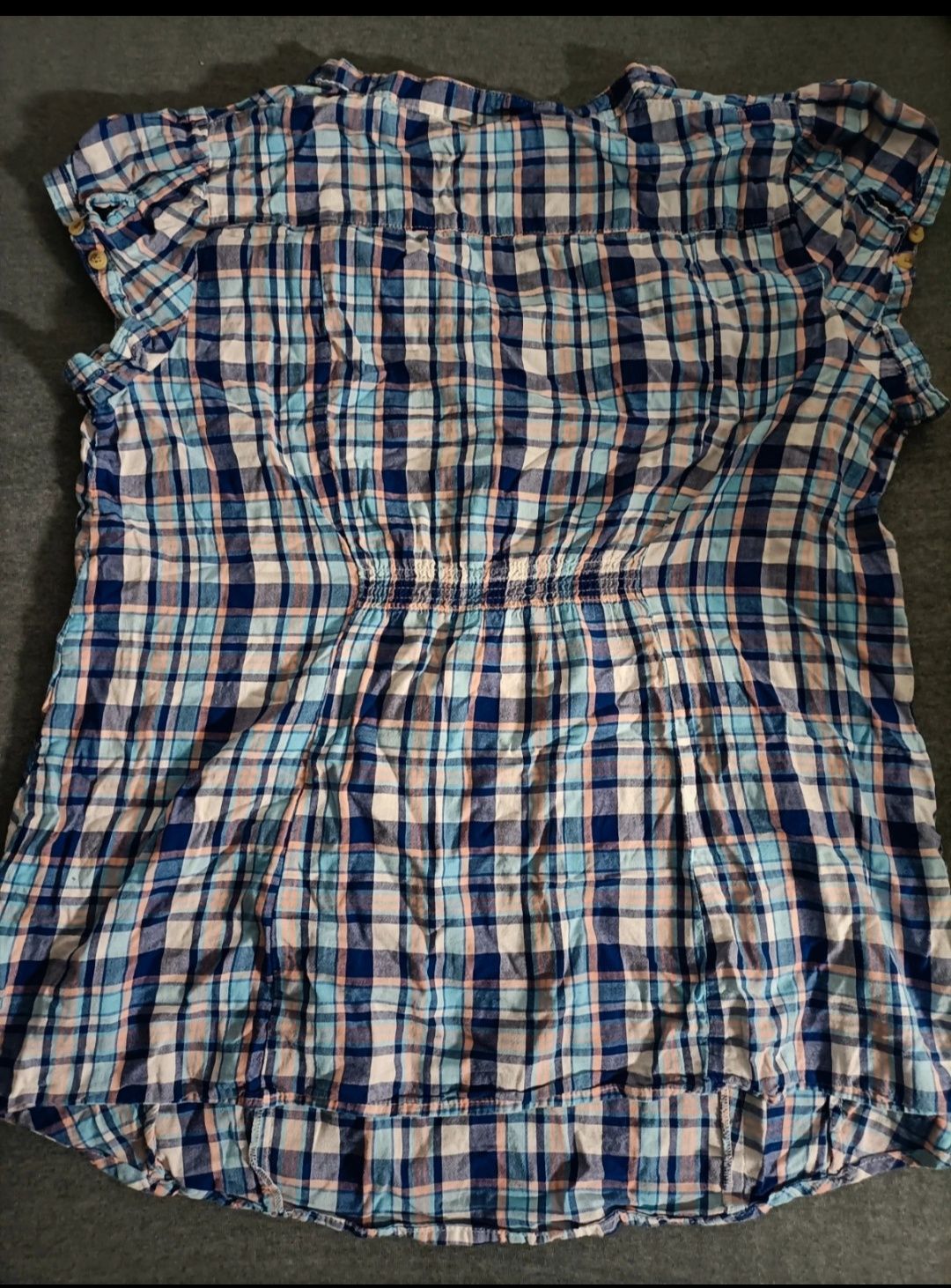 Krótka bluzka ciążowa do karmienia z kołnierzykiem H&M Mama