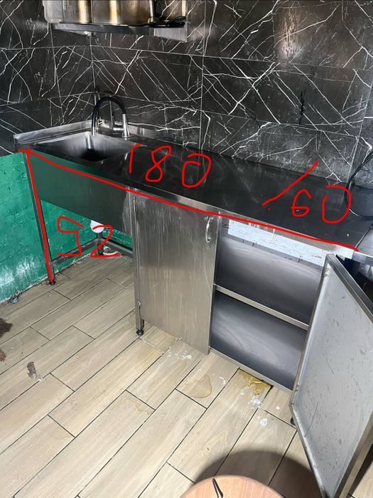 Стіл, стол, нержавейка, виробничий стіл, для піцци, для кухні,ресторан