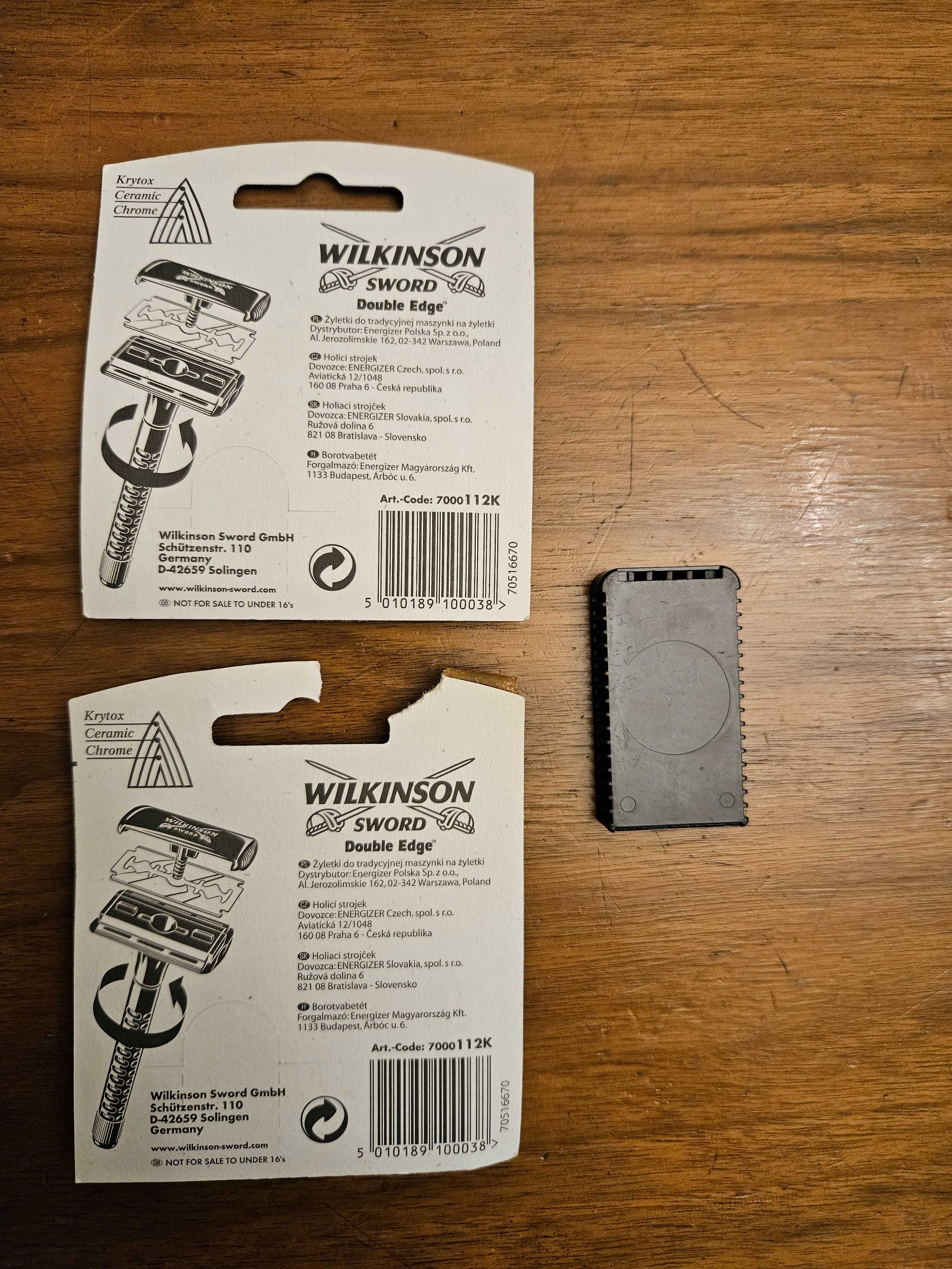 Żyletki Wilkinson Sword Double Edge + ISANA