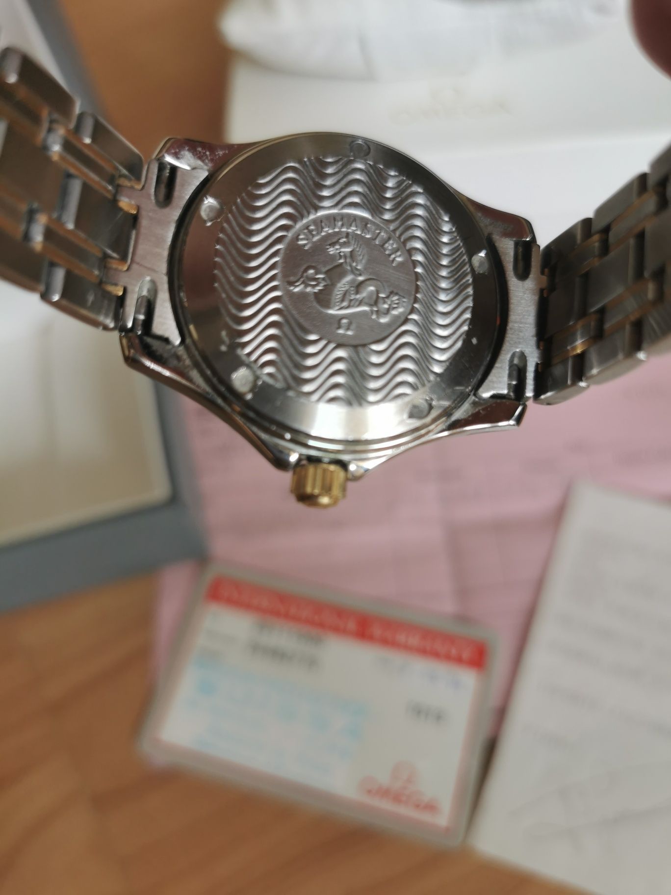 Zegarek Omega Seamaster 120M Quartz Steel & Gold 2311.10.00 full set
