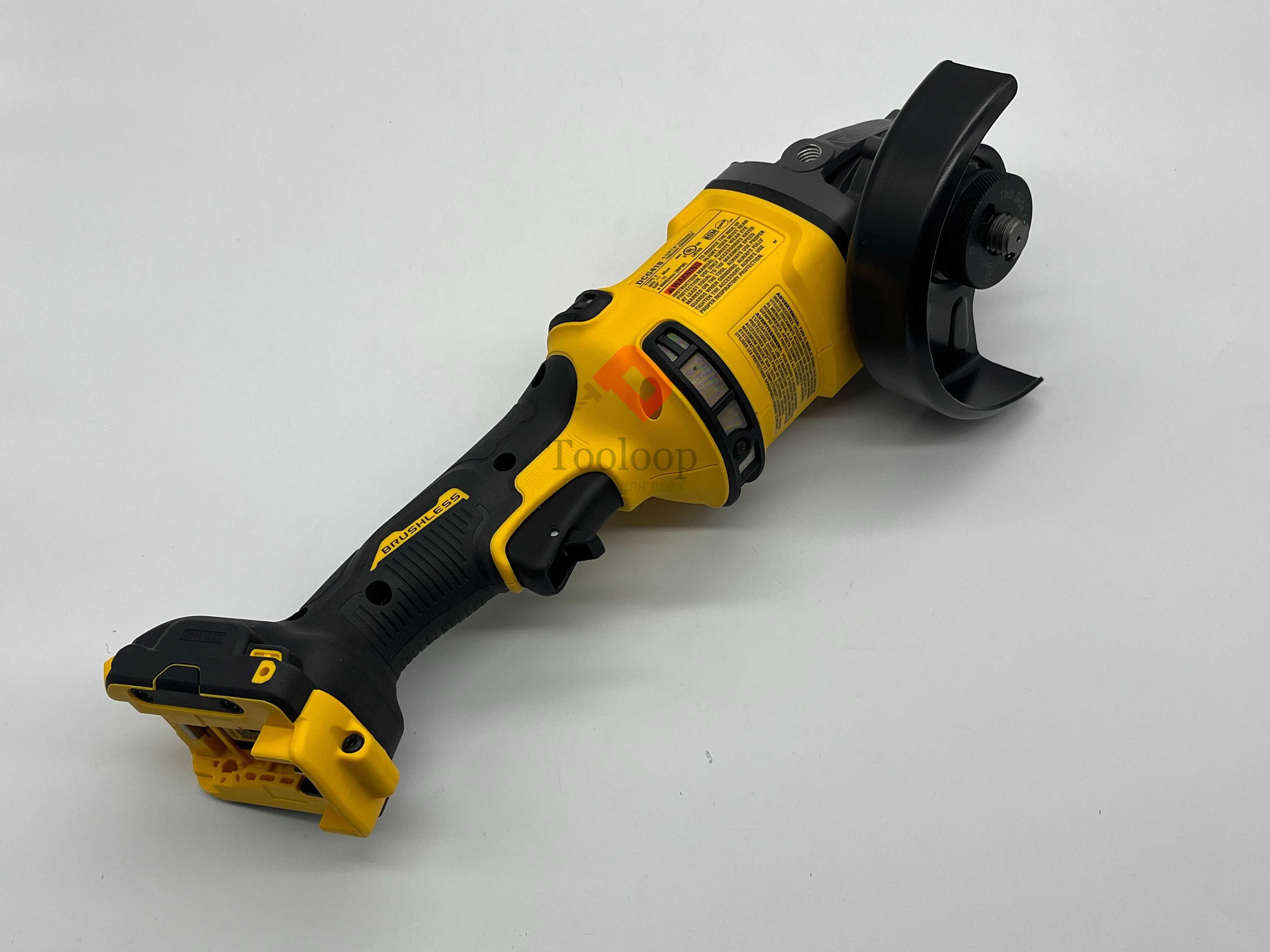 Аккумуляторная бесщеточная болгарка 115-150 мм DEWALT DCG418B