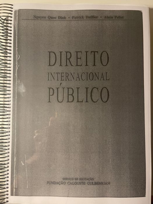 Direito Internacional Público - Nguyen Que Dinh