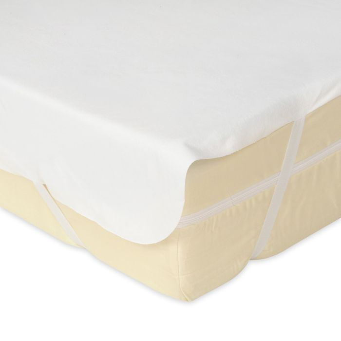 Podkład higieniczny na materac jersey biały biały 220 x 200 [cm]