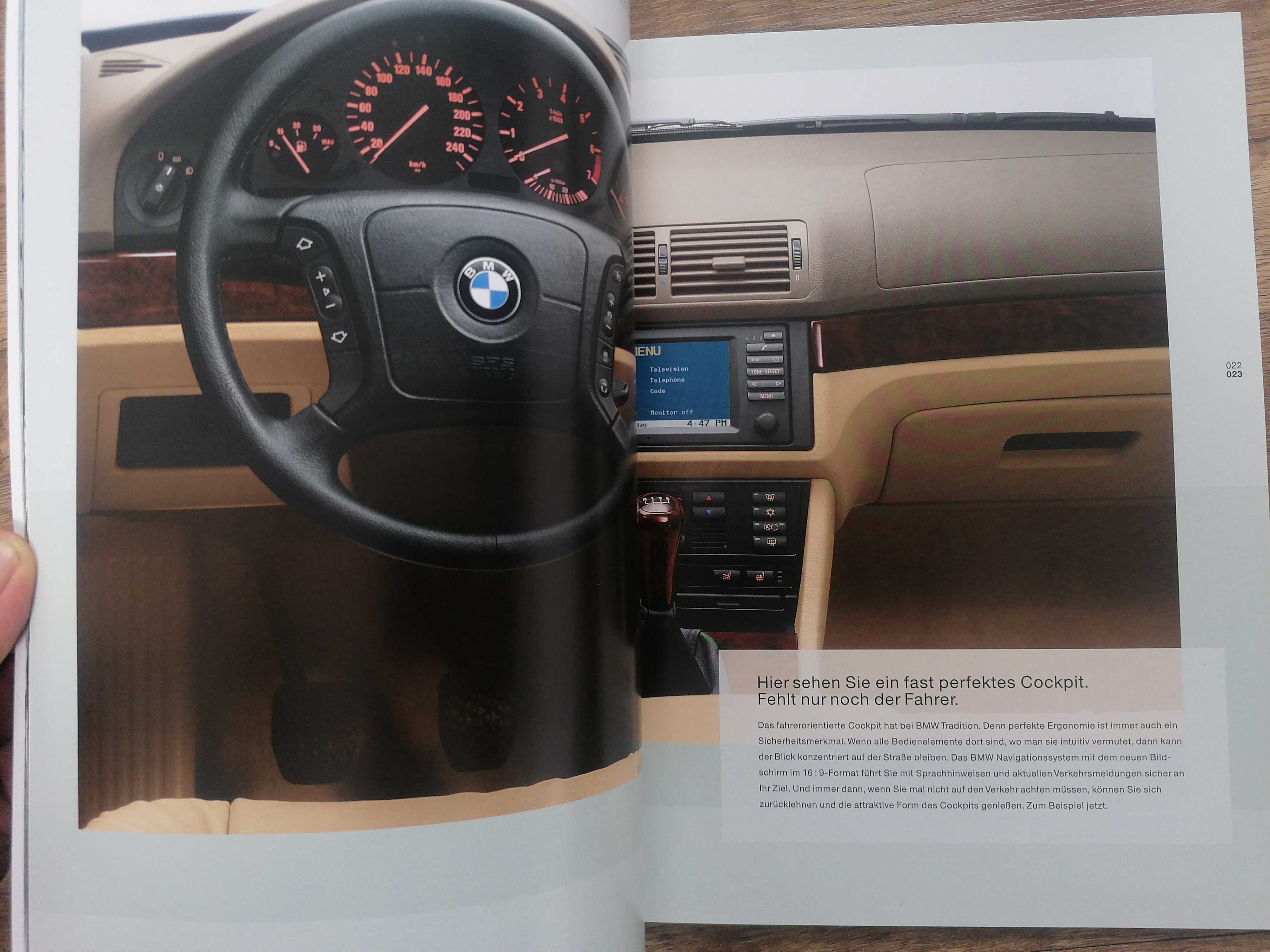 Prospekt BMW 5 E39 Sedan