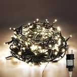 Gresonic LED String Lights 400LED, 40m, Ciepła biel, Zielony kabel