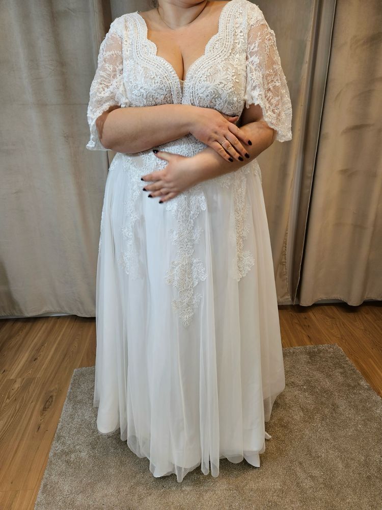 Suknia ślubna rozmiar  50-60 plus size