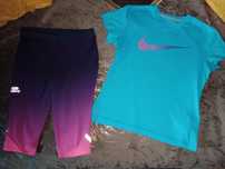 Zestaw spodenki kolarki i t-shirt Nike