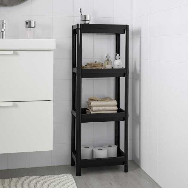 IKEA VESKEN Стелаж  білий або чорний