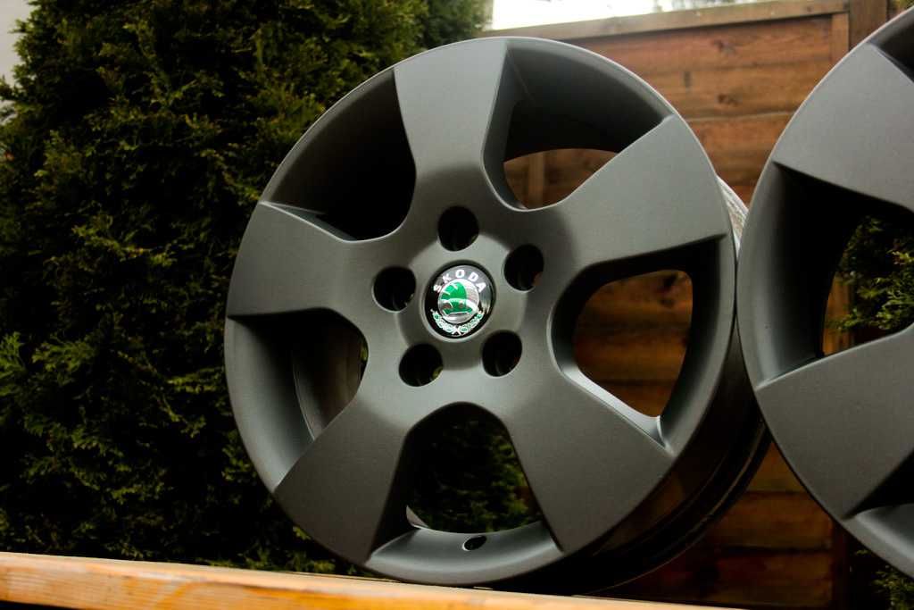 5x112 15 cali Skoda Octavia Grfitowe Ciemny Grafit